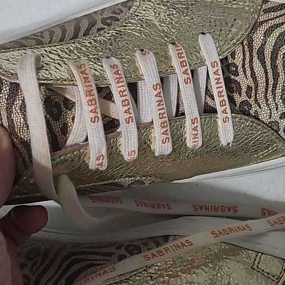 Sabrinas made in Spain gold animal print sneakers size EU 39 - Picture 12 of 13